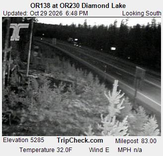 OR138 at OR230 Diamond Lake
